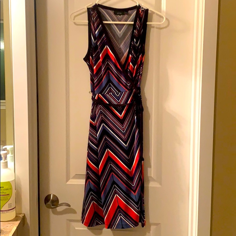 Apt 9 wrap around tye dress small